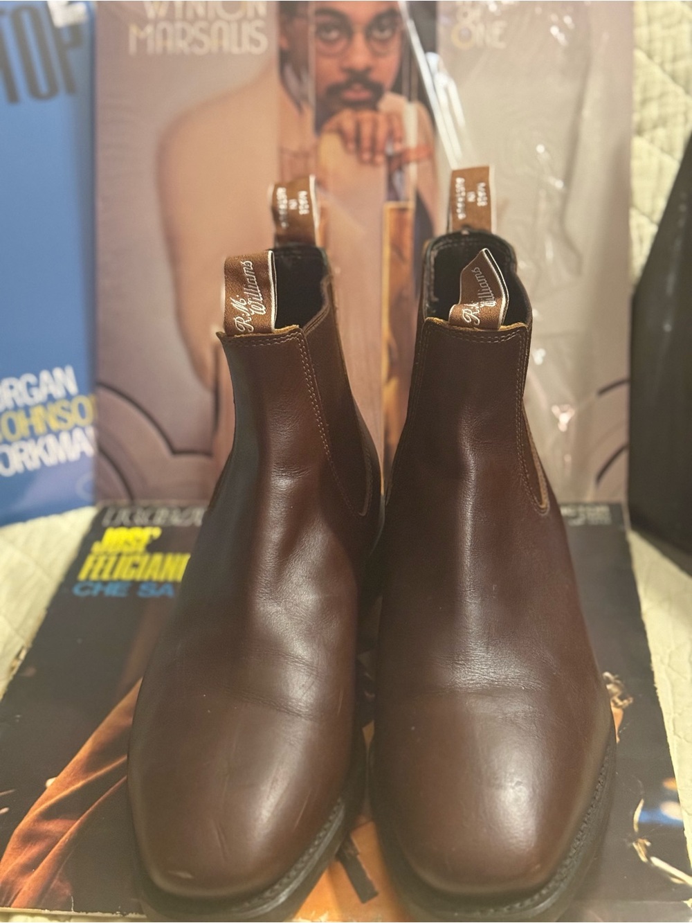 R.M. Williams Men’s Dark Brown Chelsea Boots